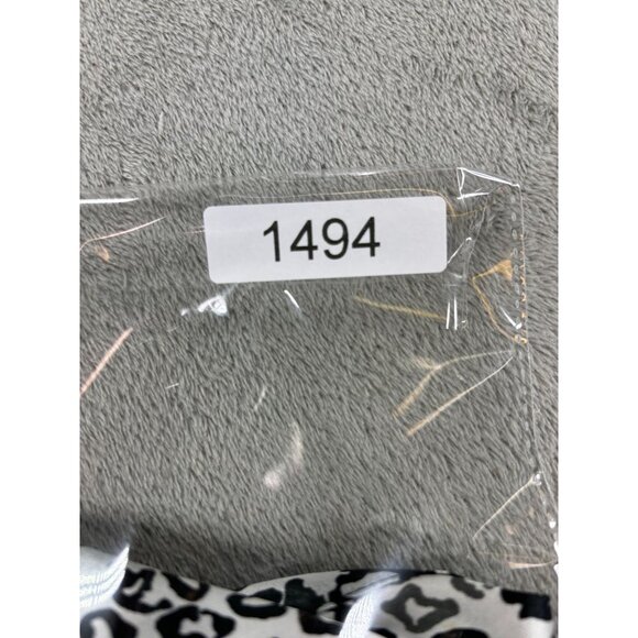 Leopard Satin Robe With Belt Tie Ambrielle Womens Small NWT - Picture 8 of 8